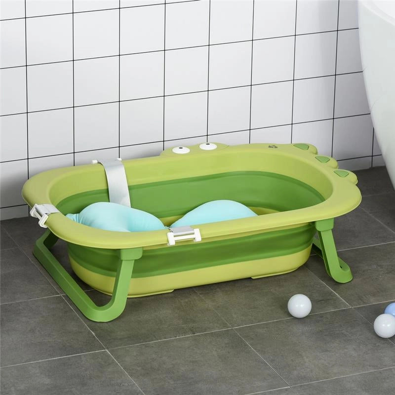 VASCHETTA BAGNETTO PIEGHEVOLE PER BAMBINI 0-3 ANNI - VERDE