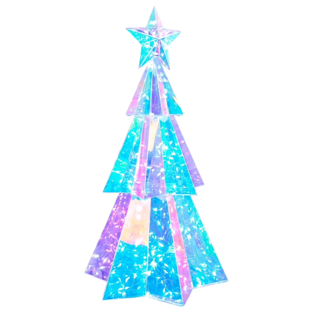 Albero di Natale LED iridescente prismatico Multicolore 42056636