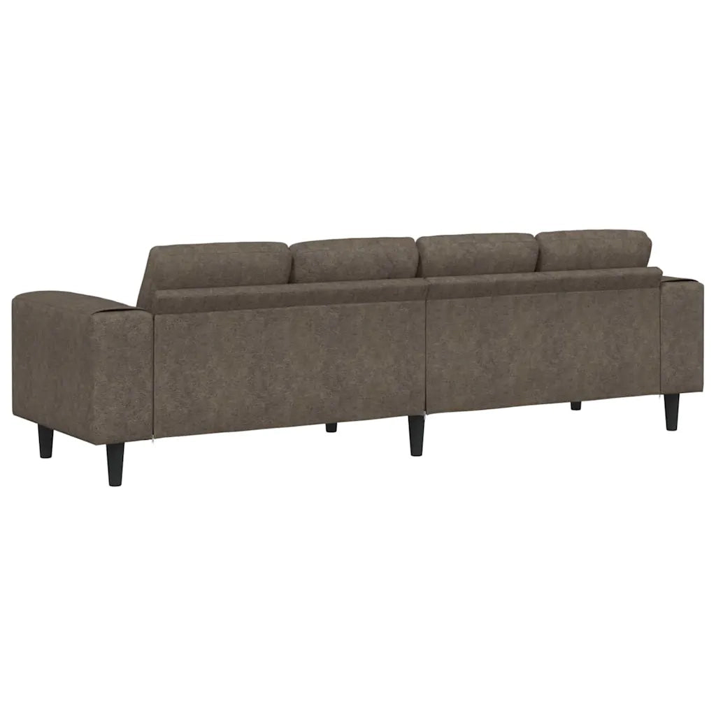 Divano per Soggiorno Grigio scuro 250 x 77 x 76 cm 3335110