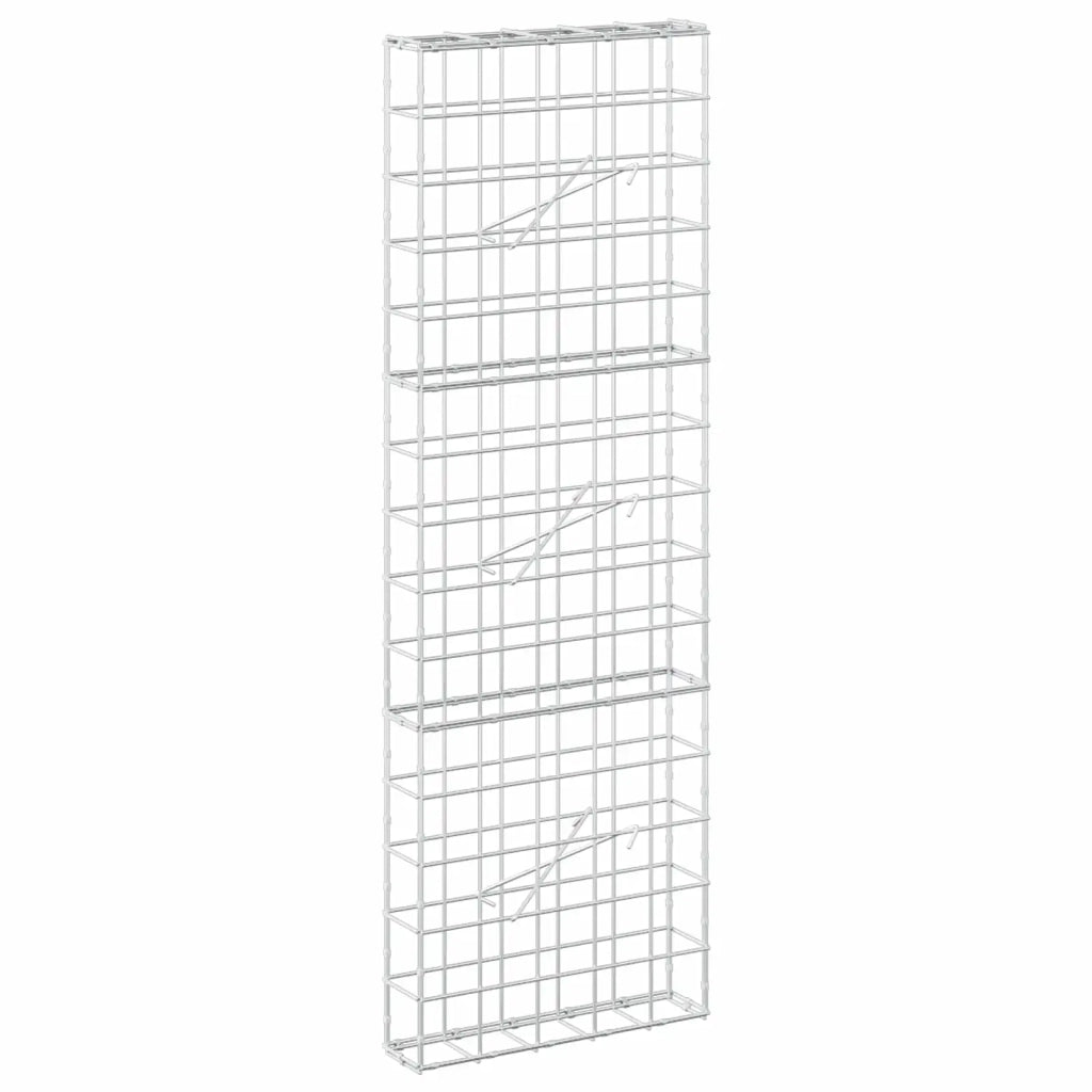Gabione con Filo da 5 mm e Rete da 10x10 cm 50x10x150 cm 3464947