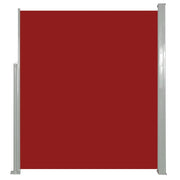 Tenda da sole laterale retrattile/schermo privacy per patio giardino terrazza balcone 160 x 500 cm rosso 02_0007097
