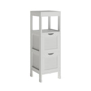 Vicco mobiletto bagno Bianco 30 x 89 cm con 2 cassetti