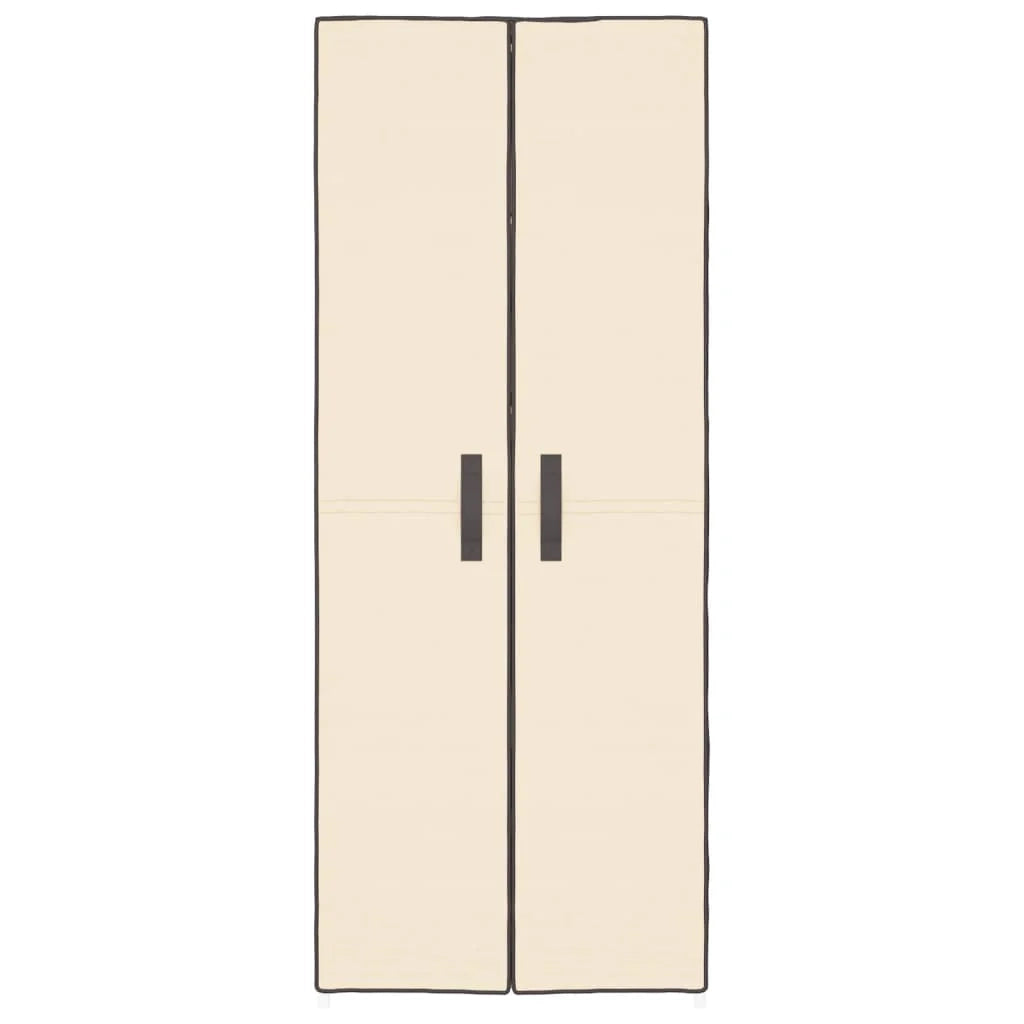Scarpiera mobile contenitore per scarpe mobile ingresso/corridoio/soggiorno 60 x 30 x 166 cm tessuto crema 02_0021753