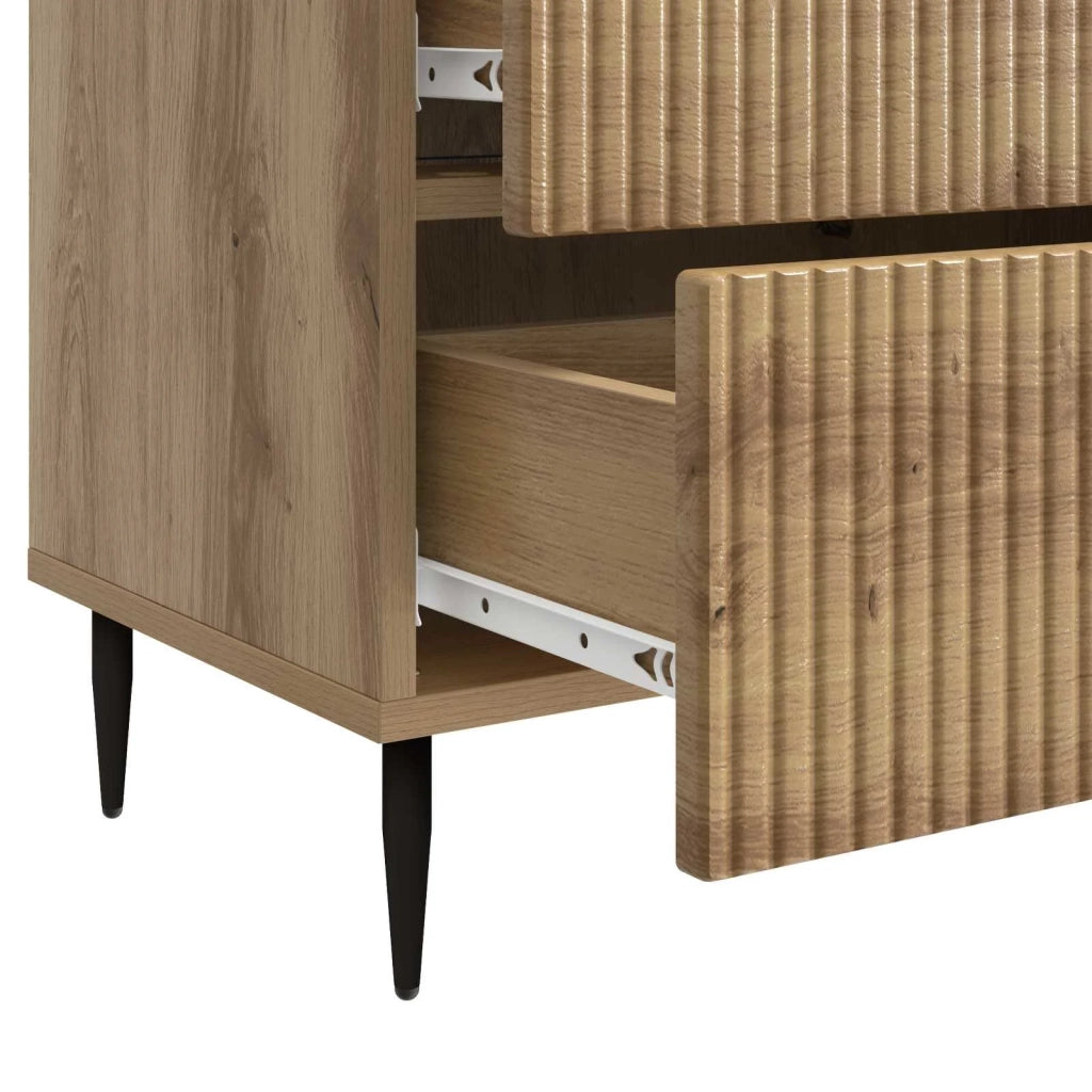 Armadio da Notte Rovere Artigianale 62 x 34,5 x 47,5 cm 894784