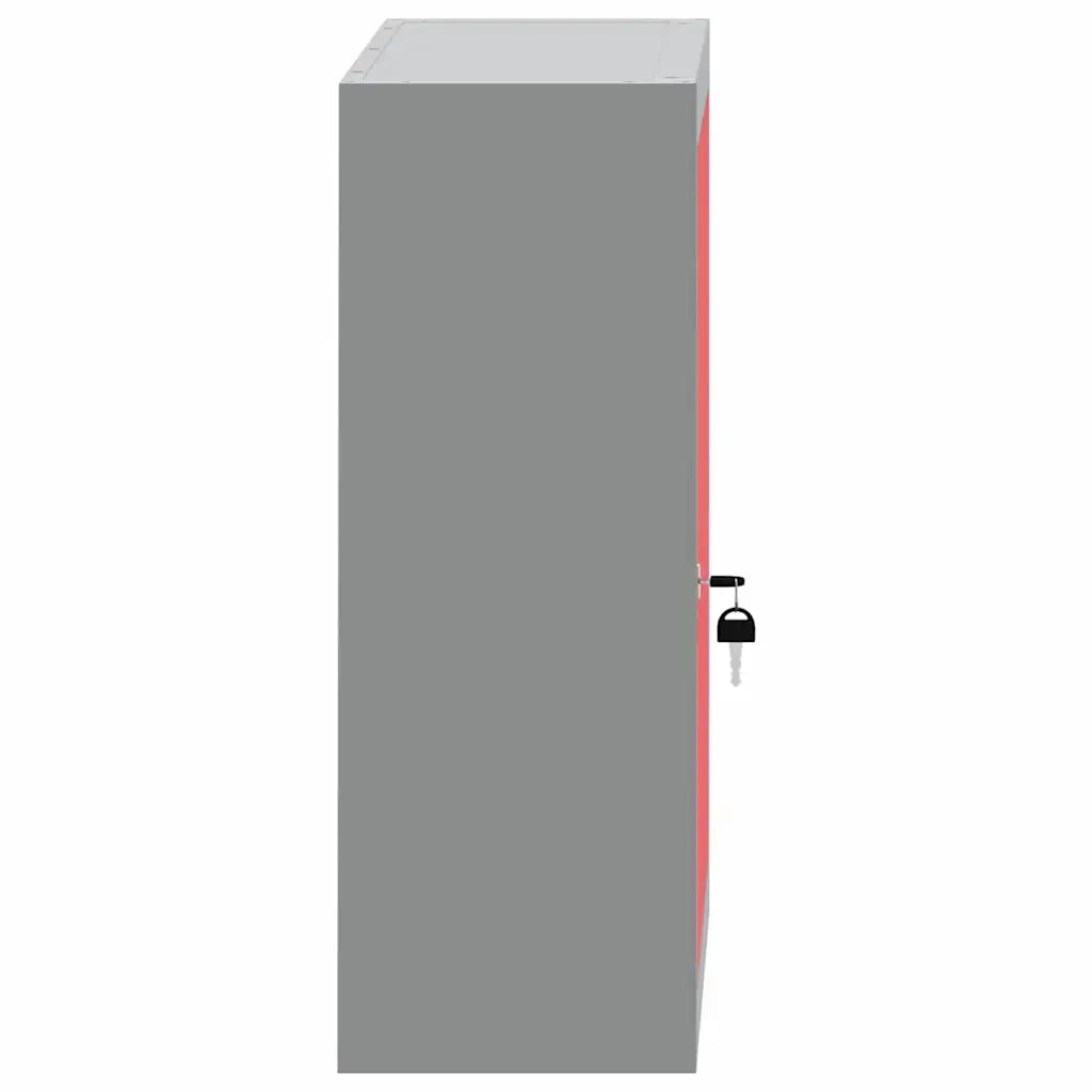 Mobile per attrezzi con blocco Rosso e Grigio 50 x 20 x 55 cm CFW8677538