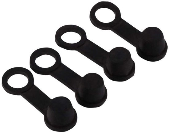 Capotappo di scarico in gomma 8mm - Adatto per motocicli - Duraturo - Alta affidabilità - Capotappo di scarico