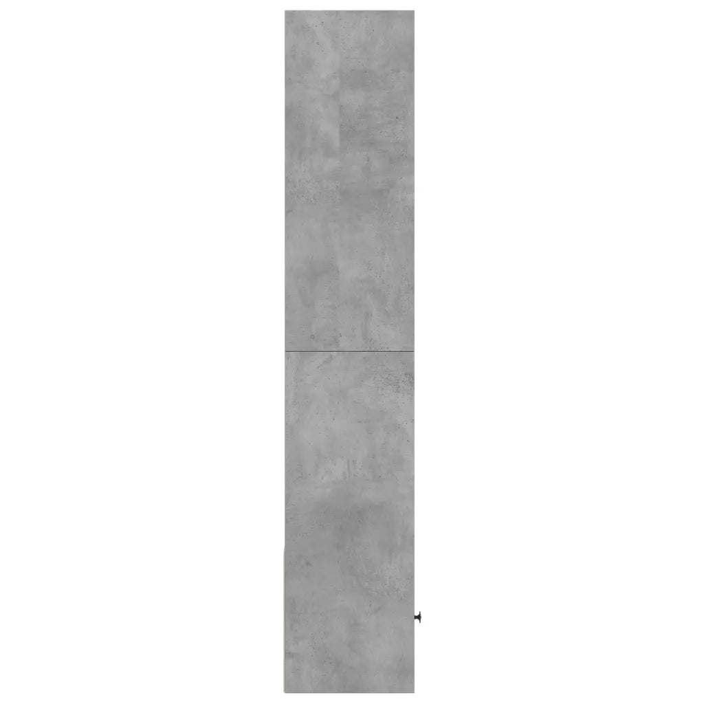 Libreria Grigio Cemento 40x36x189 cm in Legno Multistrato 848244