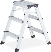 Trappola per scale in alluminio pieghevole - fino a 120 kg - 3 gradini
