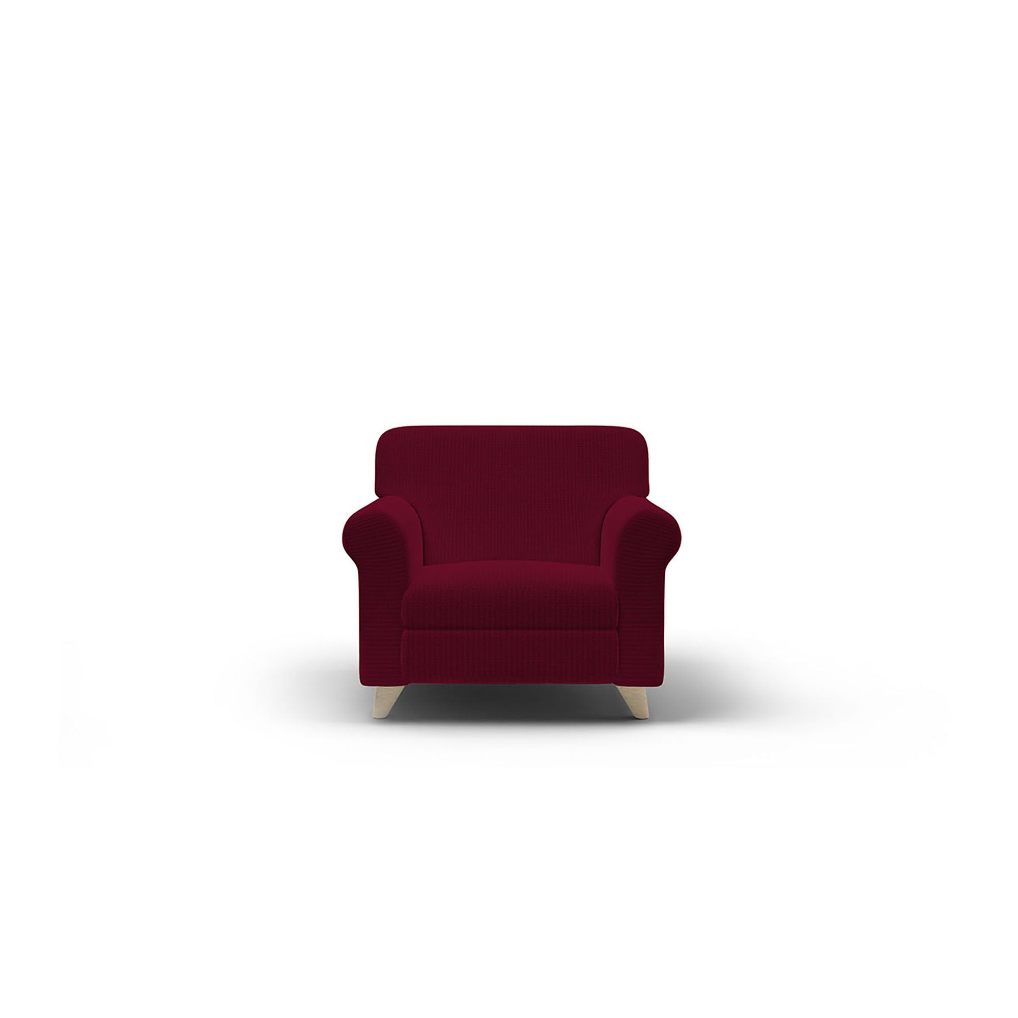 Copridivano Elasticizzato 1 Posto in Poliestere Iris Bordeaux