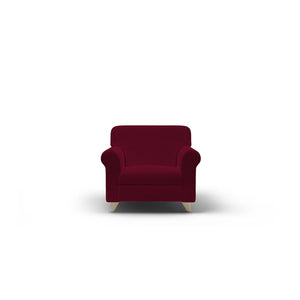 Copridivano Elasticizzato 1 Posto in Poliestere Iris Bordeaux