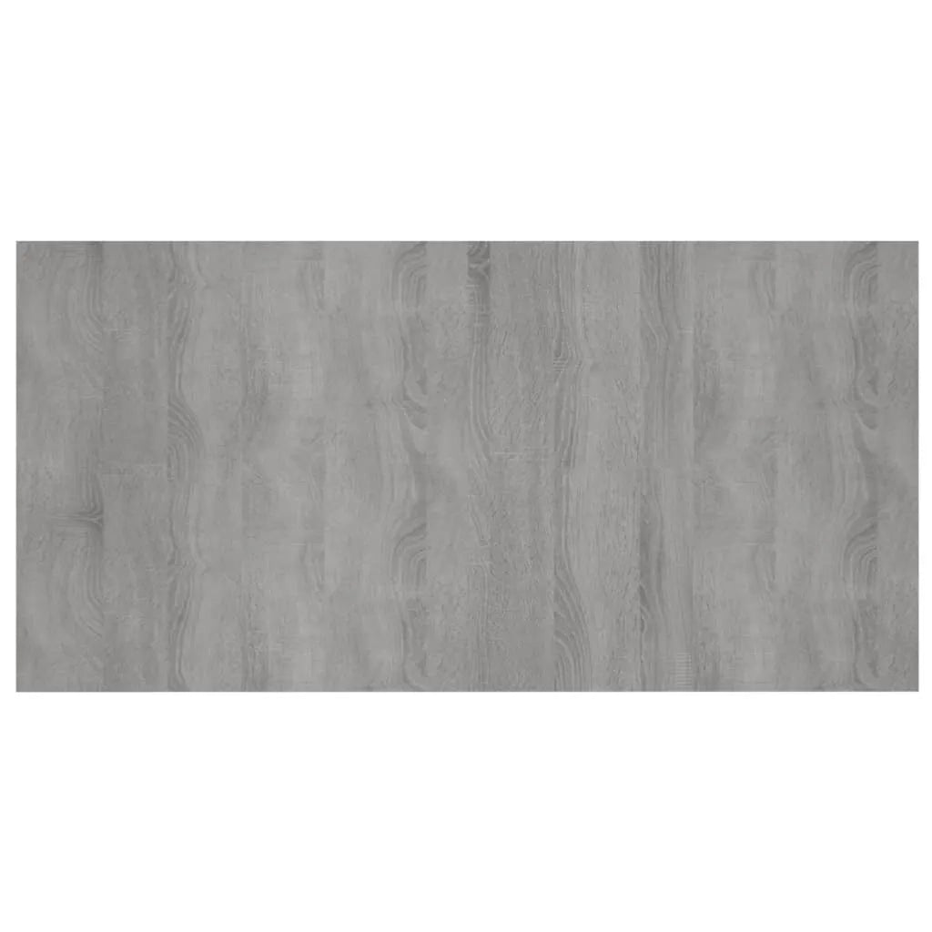 Testiera Letto con Comodini-Testiera con Contenitore in Legno Multistrato Grigio Sonoma 812394