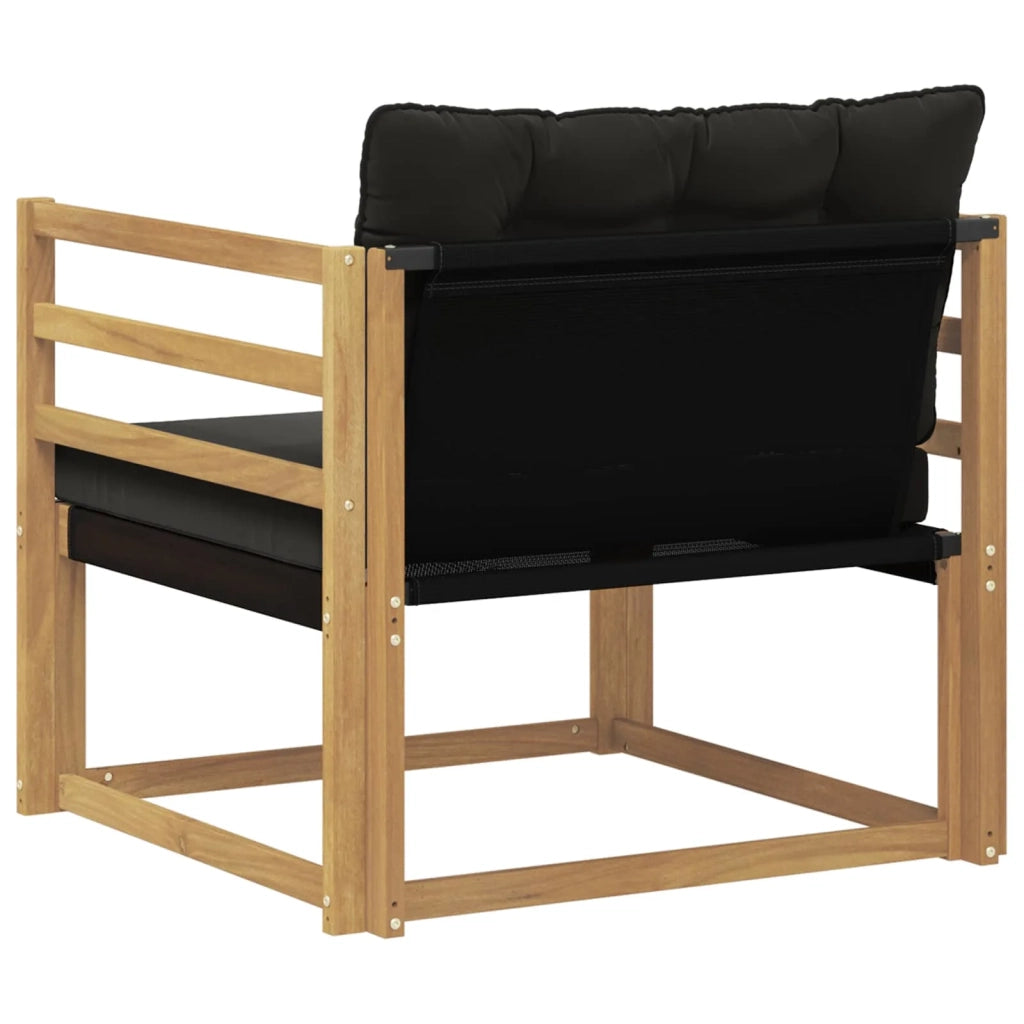 Set di divani da esterno-Sofa da giardino Legno di Acacia Massello e Textilene 275323
