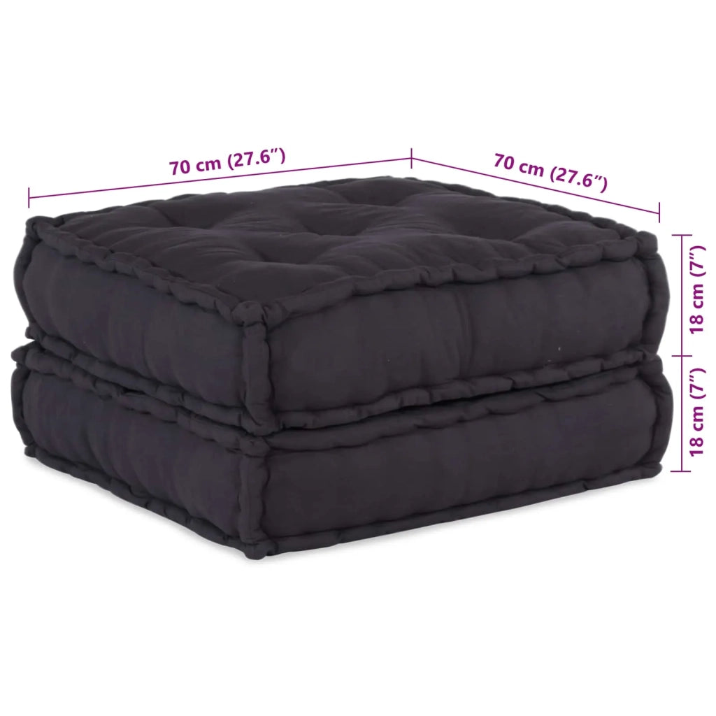 Unità di Divano Modulare 2 pcs Antracite 140 x 70 x 36 cm 3315070