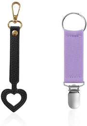 Clip per cappello portatile multifunzionale - Clip per cappello in PU e pelle - Clip per cappello antiscivolo - Clip per cappello da viaggio - Clip per cappello con design per mani libere - Clip per cappello con supporto per cappello