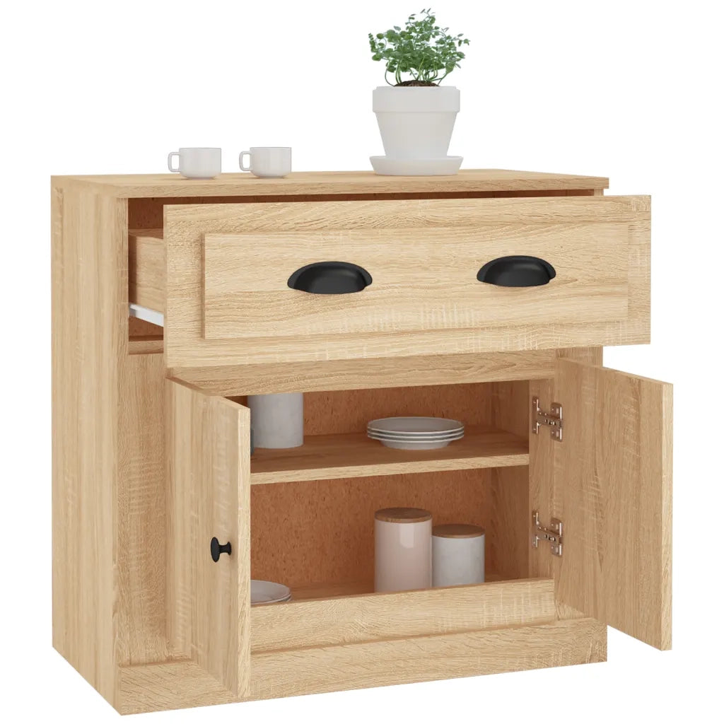 Credenza Rovere Sonoma 70x35,5x67,5 cm in Legno Multistrato 816427
