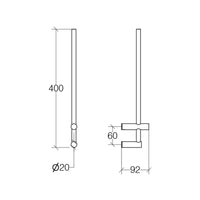 Lineabeta - Portarotolo con riserva Picola in ottone cromato