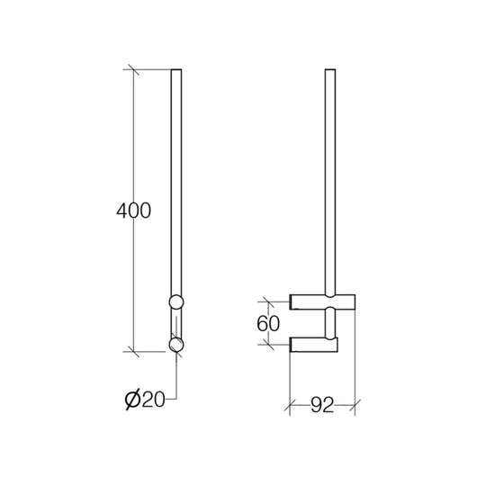 Lineabeta - Portarotolo con riserva Picola in ottone cromato