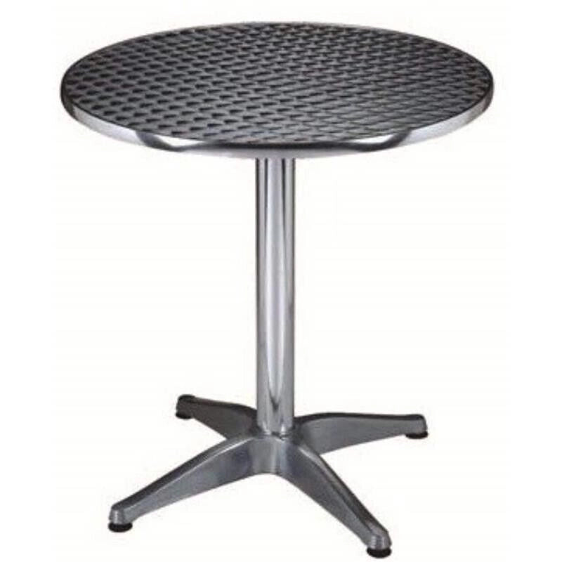 TAVOLO DA BAR TONDO 70 X H 70 CM WATERPROOF IN ALLUMINIO