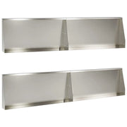Muro di contenimento 4 pz 100 x 12 x 40 cm Acciaio Inox Argento 3449041