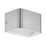 Applique Led Lampada Parete Illuminazione Interno Alluminio 130 cm Sania 4 Eglo Color: Nickel Opaco