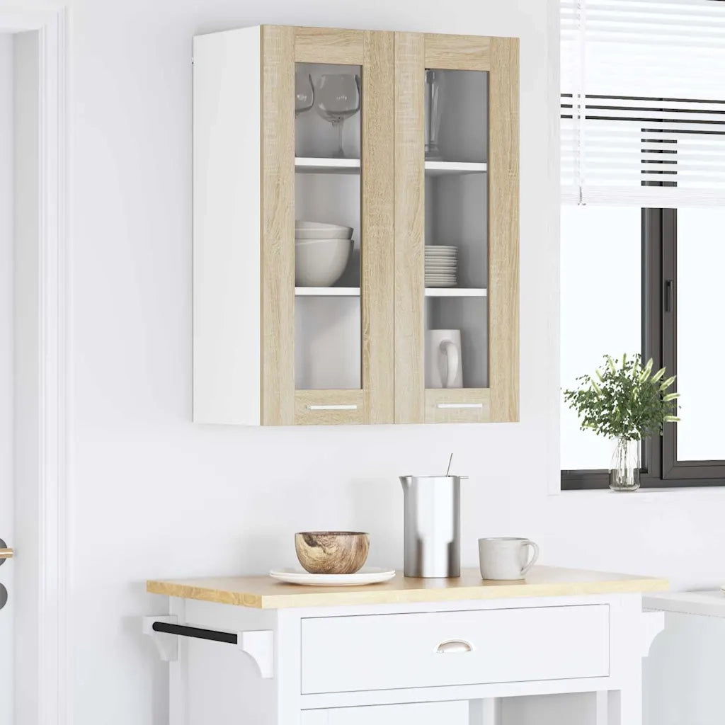 Armadio pensile Rovere Sonoma 60 x 31 x 80 cm Legno multistrato 884316