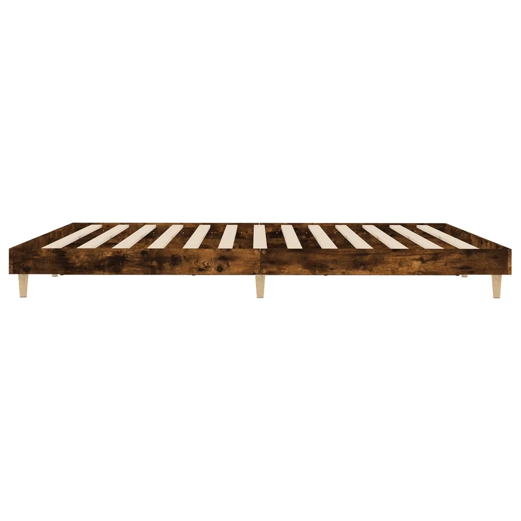 Giroletto senza Materasso Rovere Fumo 160x200 cm in Truciolato