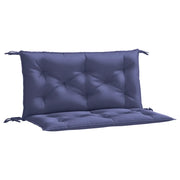 Cuscini per Panca 2 pz | Cuscini per sedie Blu Marino 100x50x7 cm in Tessuto Oxford