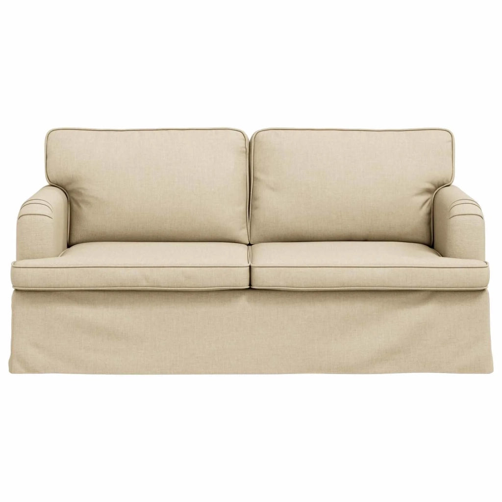 Divano Crema 162 x 80 x 85 cm Tessuto