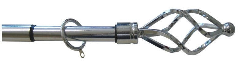 BASTONE PER TENDE SCORRITENDA ESTENSIBILE VORTICE MISURA 120215