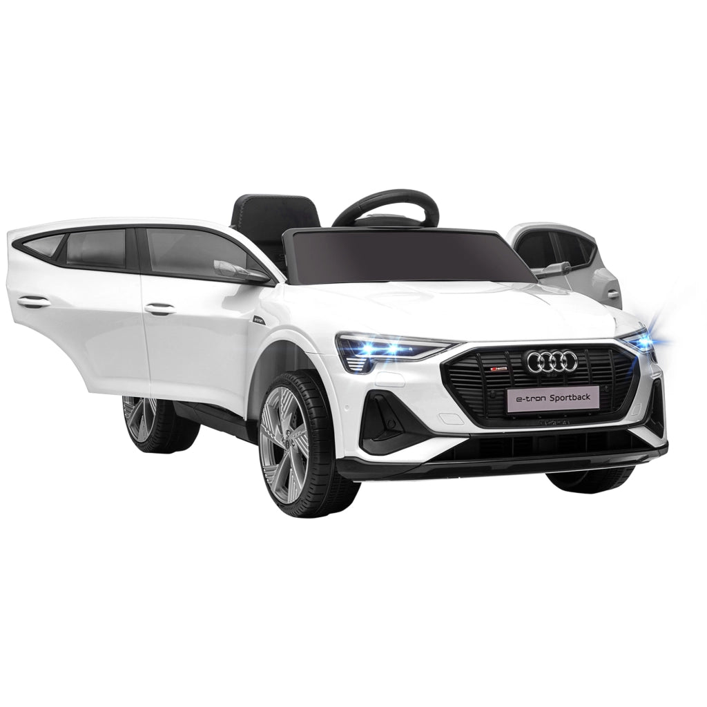 Automobile Elettrica per Bambini Audi e-tron Sportback ¨C zephmum ¨C Bianco