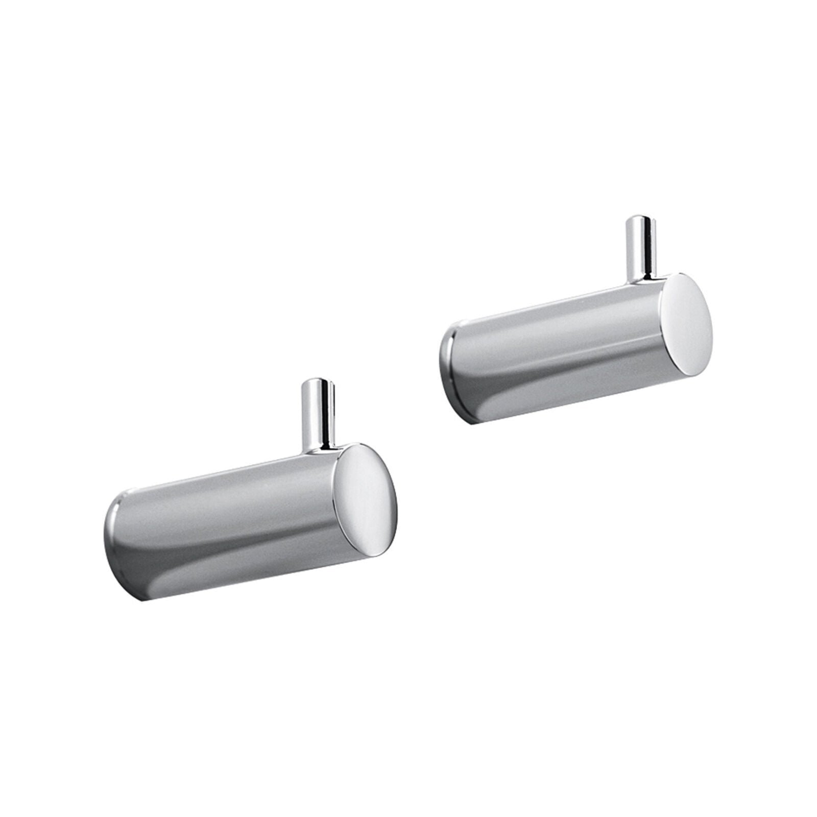 Lineabeta - Coppia appendiabiti Picola in ottone cromato