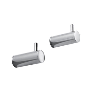 Lineabeta - Coppia appendiabiti Picola in ottone cromato