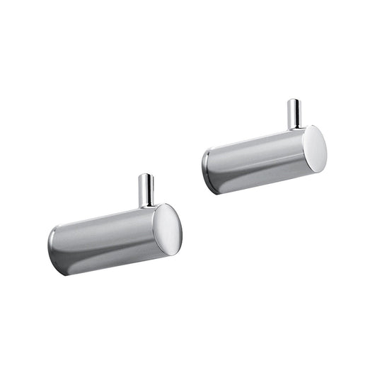 Lineabeta - Coppia appendiabiti Picola in ottone cromato