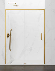 Porta doccia scorrevole 1+1 ABANTE (TWENTY) 140 cm Profilo Oro