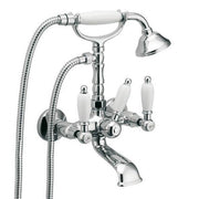 GRUPPO ESTERNO VASCA CON KIT DOCCIA ARMONY CLASSIC- Cromo- HUBER- pezzi 1