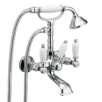 GRUPPO ESTERNO VASCA CON KIT DOCCIA ARMONY CLASSIC- Cromo- HUBER- pezzi 1