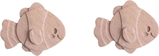 Knoppi per commode in legno - Maniglie per armadio bambino - Legno di betulla - Maniglie per armadio cameretta bambino