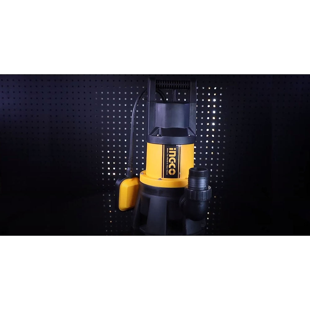 Pompa immersione 1000 W sommersa acque sporche nere - Ingco SPD10001