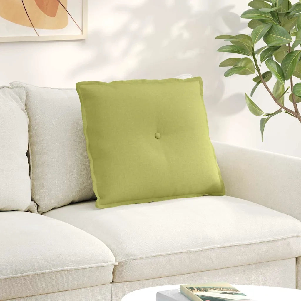 Cuscino per Schiena | Cuscino dorsale Verde chiaro 60 x 19 x 50 cm Tessuto
