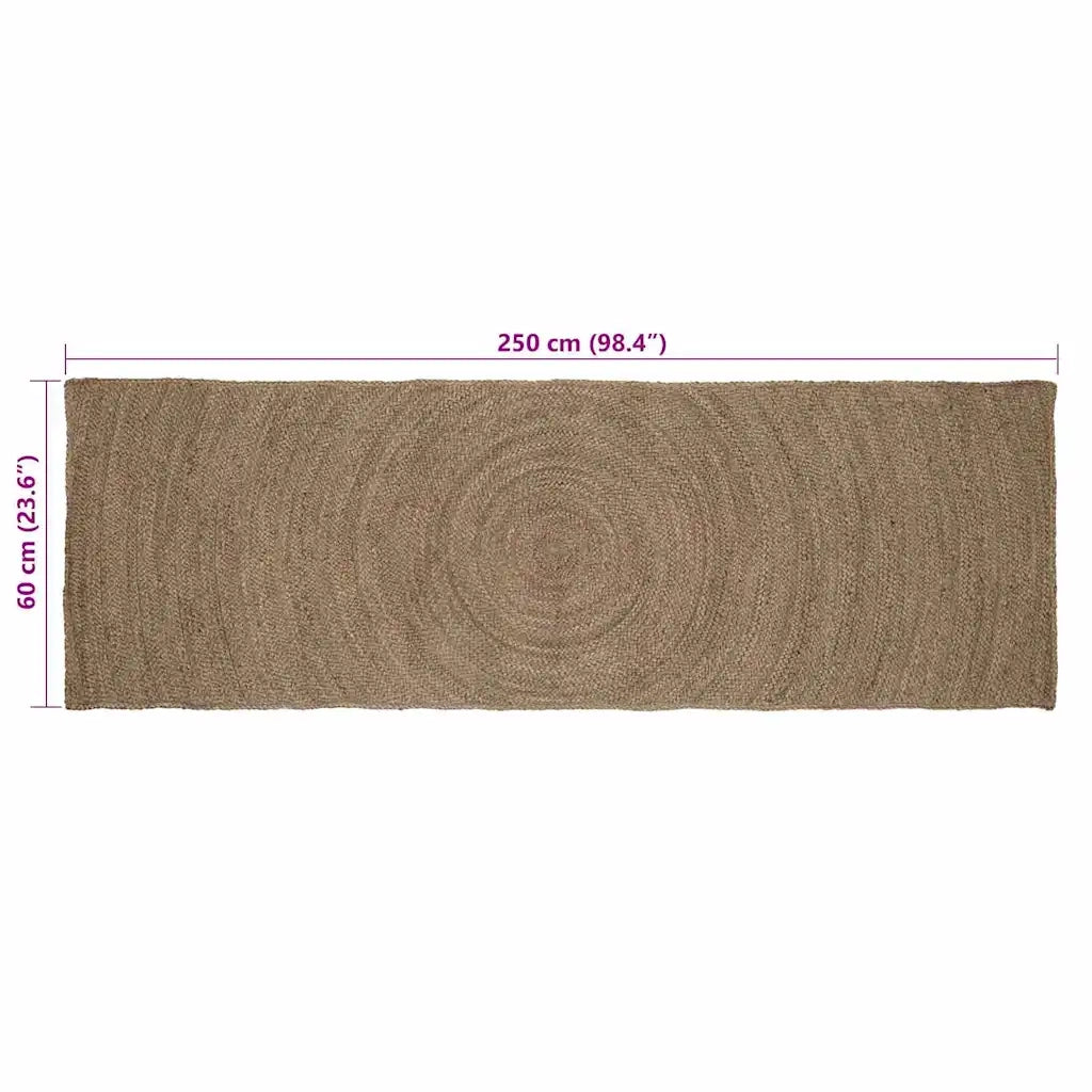 Tappeti per area Grigio 60 x 250 cm Juta