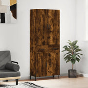 vidaXL Credenza Rovere Fumo  69,5x34x180 cm in Legno Multistrato