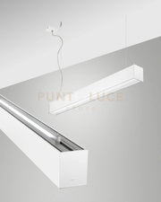 TURNER SOSPENSIONE A DOPPIA EMISSIONE BIANCA WW 29W+15W 3000K 3470+1290LM PRISMATIC 100CM DIMMERABILE DALI