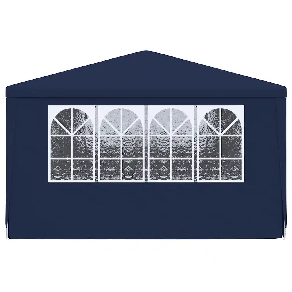 Gazebo Professionale con Pareti 4x6 m Blu 90 g/mÂ²