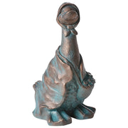 Statuetta decorativa MgO anatra Decorazione da giardino all'aperto Marrone Soggiorno