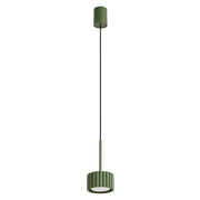 Lampada a sospensione AURA 1 verde oliva Gx53