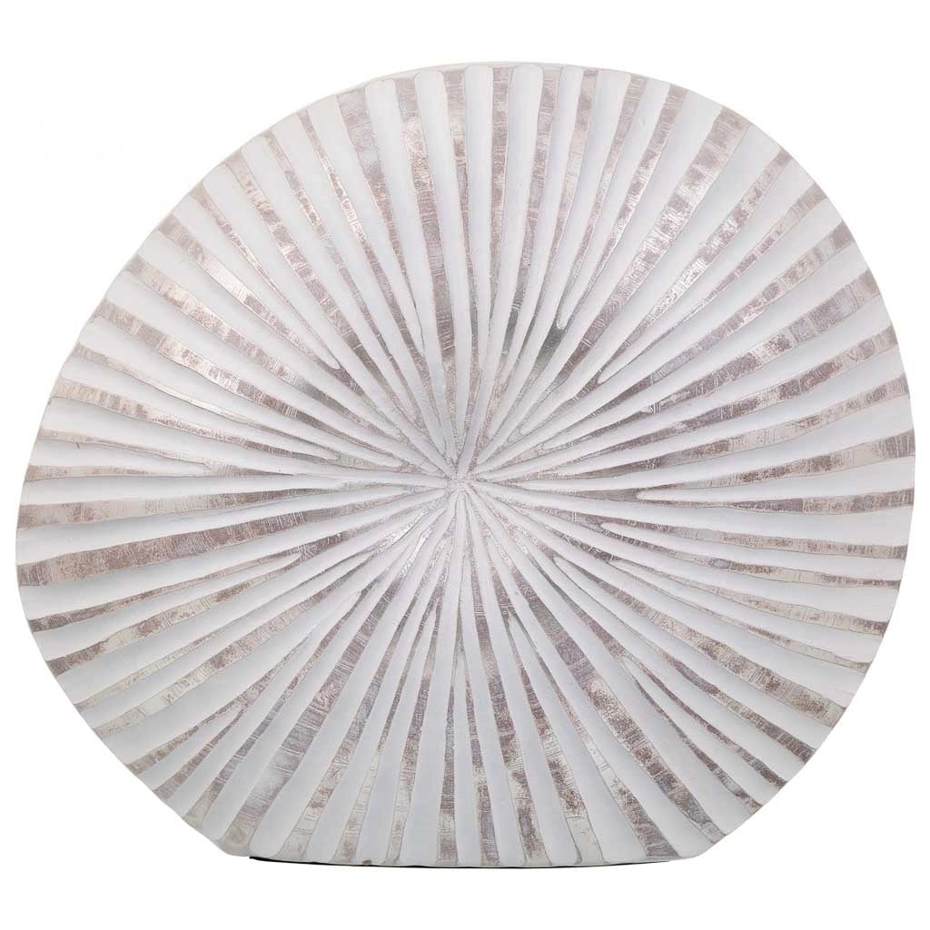 Vaso in poliresina bianca 38x13,5x35h