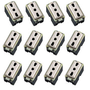 Multipack 12 prese bivalente/bipasso tipo magic 16a 2p + t 250 volt