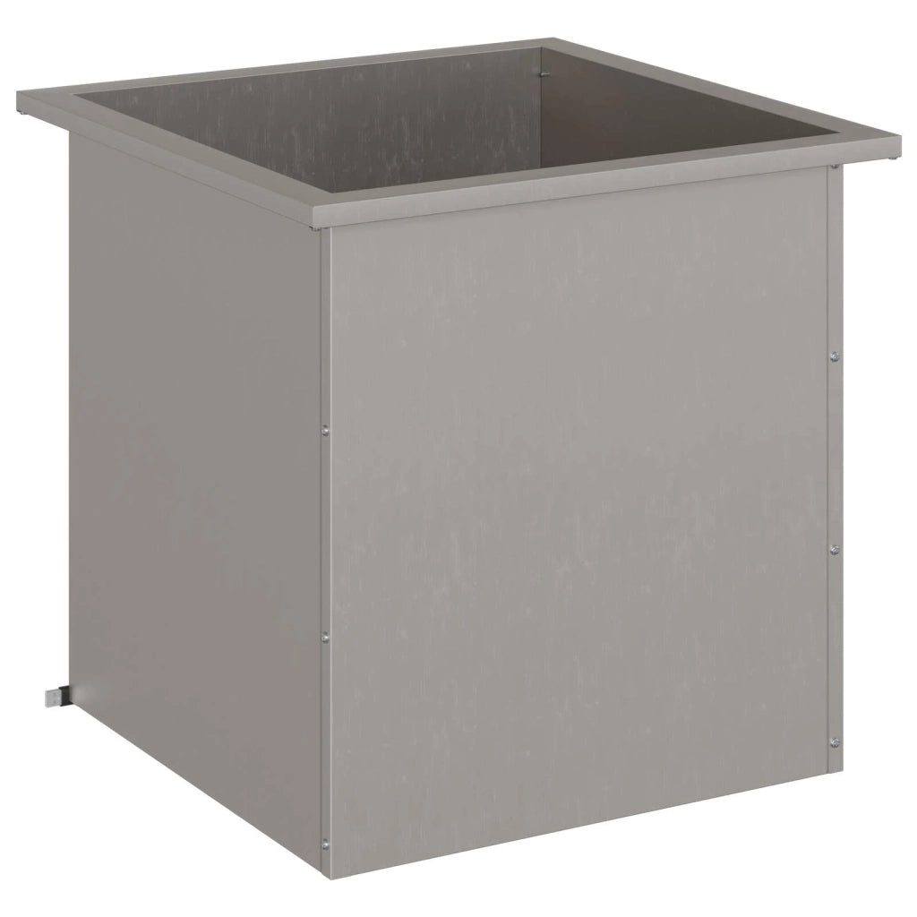 Fioriera da giardino con LED Ruggine 50 x 50 x 48 cm 8008194