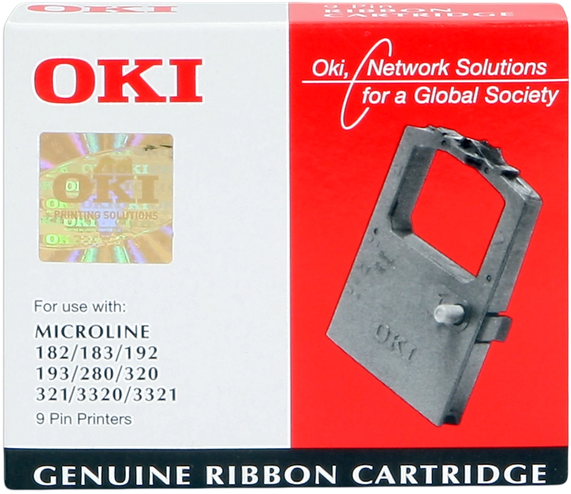 ORIGINAL OKI Nastro colorato nero 182/3321 09002303 3 milioni cifre