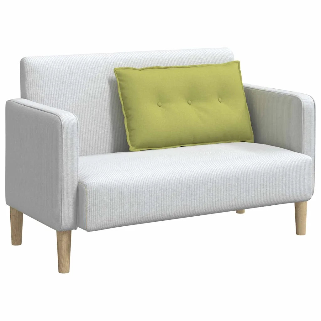 Cuscino per Schiena Verde chiaro 80 x 19 x 50 cm Tessuto